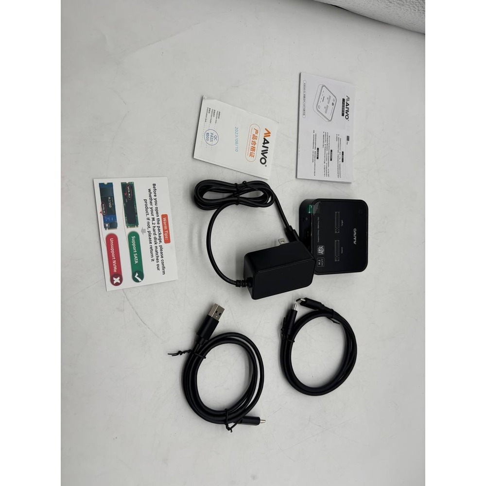 MAIWO M2 NVMe SSD Enclosure USB C 10Gbps High Speed External Adapter - Picture 3 of 5